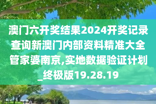 澳门六开奖结果2024开奖记录查询新澳门内部资料精准大全管家婆南京,实地数据验证计划_终极版19.28.19