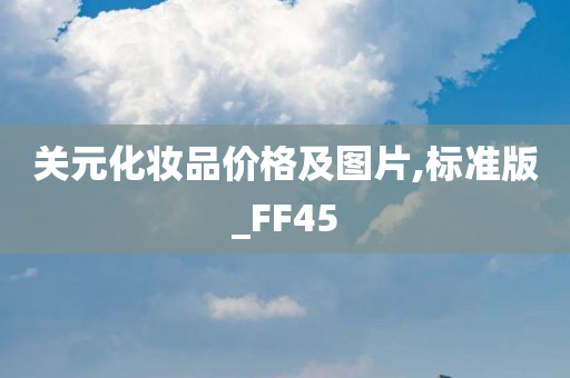 关元化妆品价格及图片,标准版_FF45