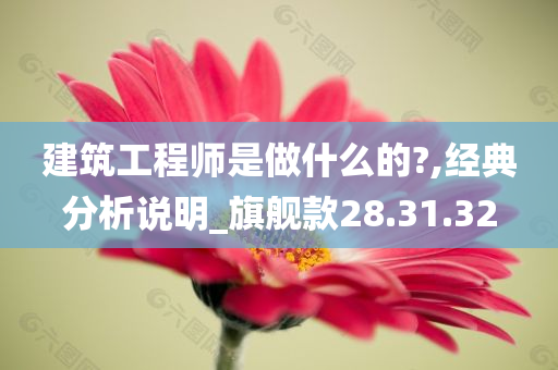 建筑工程师是做什么的?,经典分析说明_旗舰款28.31.32