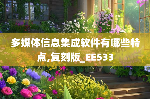 多媒体信息集成软件有哪些特点,复刻版_EE533