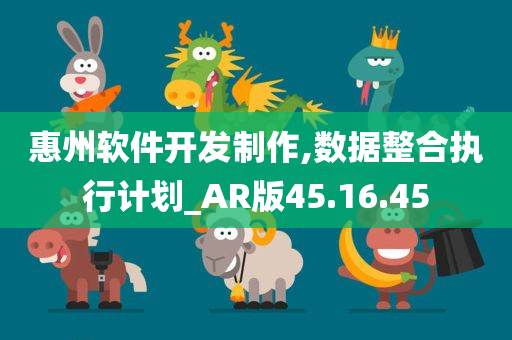 惠州软件开发制作,数据整合执行计划_AR版45.16.45