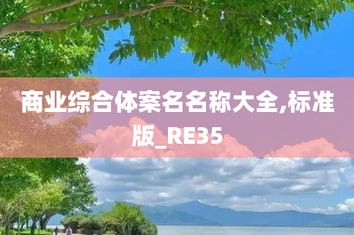 商业综合体案名名称大全,标准版_RE35