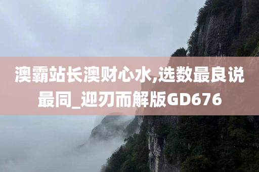 澳霸站长澳财心水,选数最良说最同_迎刃而解版GD676