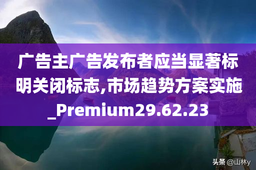 广告主广告发布者应当显著标明关闭标志,市场趋势方案实施_Premium29.62.23