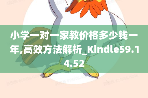 小学一对一家教价格多少钱一年,高效方法解析_Kindle59.14.52