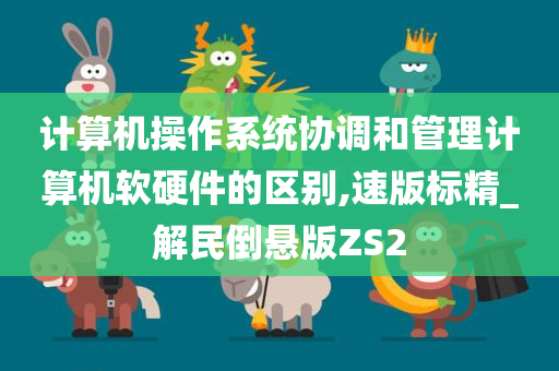 计算机操作系统协调和管理计算机软硬件的区别,速版标精_解民倒悬版ZS2