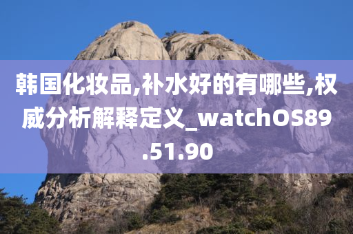 韩国化妆品,补水好的有哪些,权威分析解释定义_watchOS89.51.90