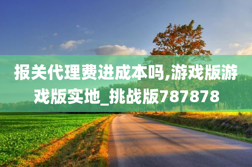 报关代理费进成本吗,游戏版游戏版实地_挑战版787878