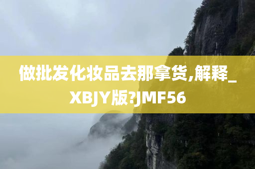 做批发化妆品去那拿货,解释_XBJY版?JMF56