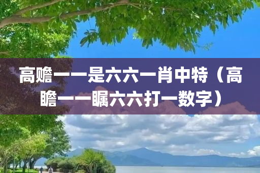 高赡一一是六六一肖中特（高瞻一一瞩六六打一数字）