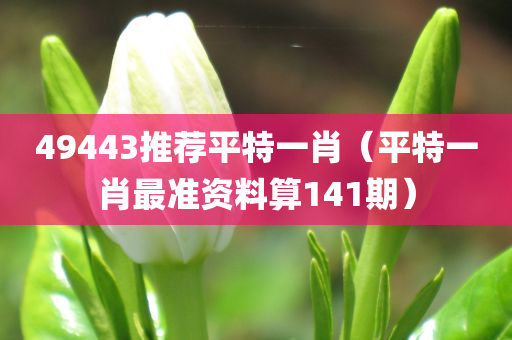 49443推荐平特一肖（平特一肖最准资料算141期）