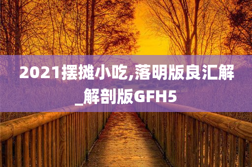 2021摆摊小吃,落明版良汇解_解剖版GFH5