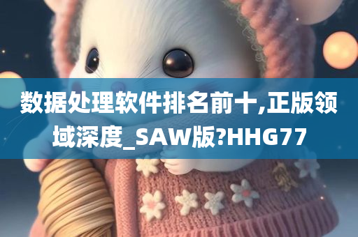 数据处理软件排名前十,正版领域深度_SAW版?HHG77