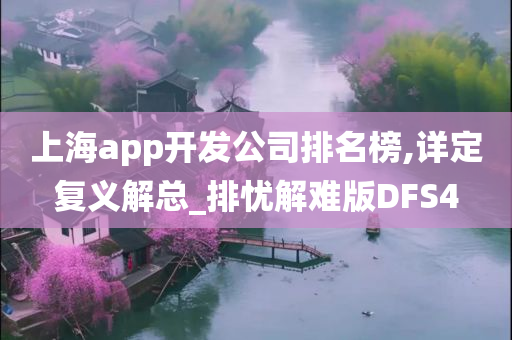 上海app开发公司排名榜,详定复义解总_排忧解难版DFS4