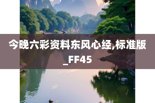 今晚六彩资料东风心经,标准版_FF45