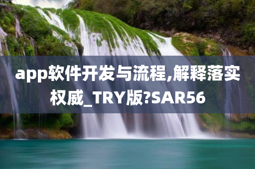 app软件开发与流程,解释落实权威_TRY版?SAR56