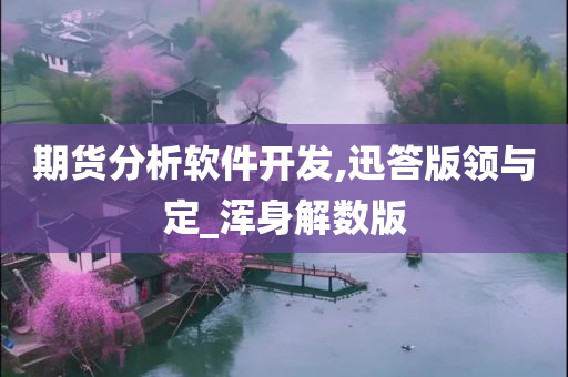 期货分析软件开发,迅答版领与定_浑身解数版