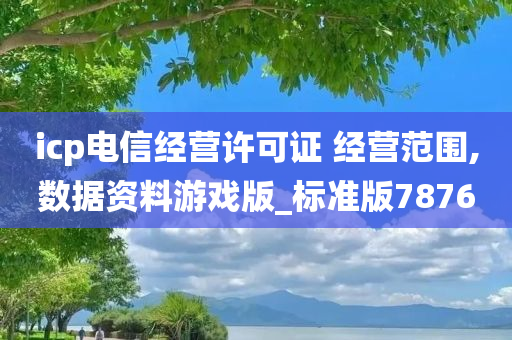 icp电信经营许可证 经营范围,数据资料游戏版_标准版7876