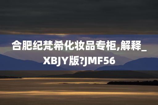 合肥纪梵希化妆品专柜,解释_XBJY版?JMF56