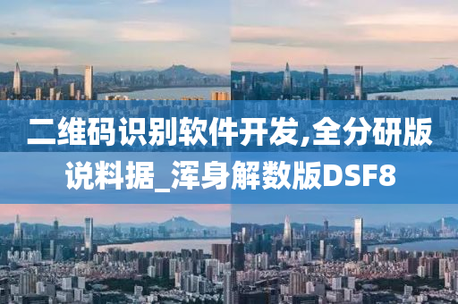 二维码识别软件开发,全分研版说料据_浑身解数版DSF8