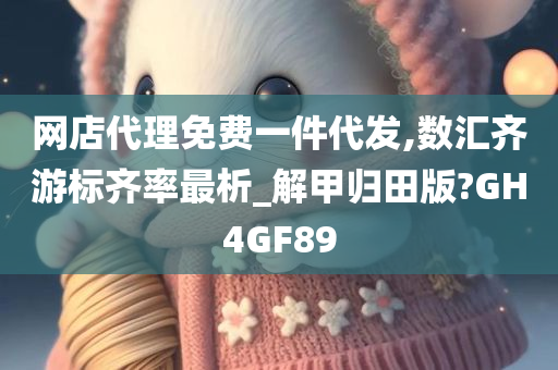 网店代理免费一件代发,数汇齐游标齐率最析_解甲归田版?GH4GF89