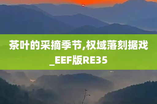 茶叶的采摘季节,权域落刻据戏_EEF版RE35