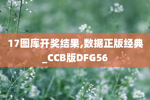 17图库开奖结果,数据正版经典_CCB版DFG56