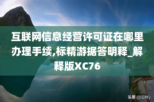 互联网信息经营许可证在哪里办理手续,标精游据答明释_解释版XC76