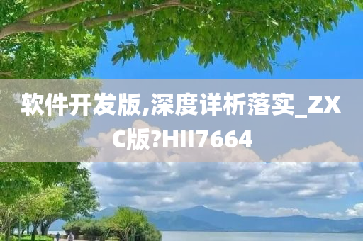 软件开发版,深度详析落实_ZXC版?HII7664