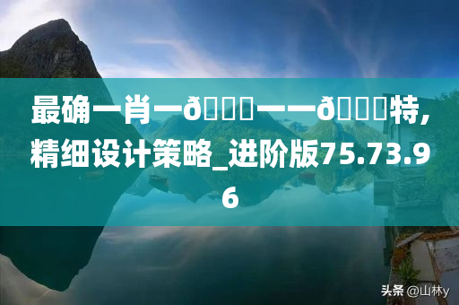 最确一肖一🐎一一🀄特,精细设计策略_进阶版75.73.96