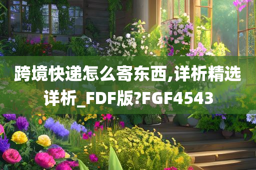 跨境快递怎么寄东西,详析精选详析_FDF版?FGF4543