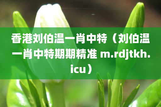 香港刘伯温一肖中特（刘伯温一肖中特期期精准 m.rdjtkh.icu）