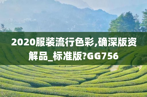 2020服装流行色彩,确深版资解品_标准版?GG756