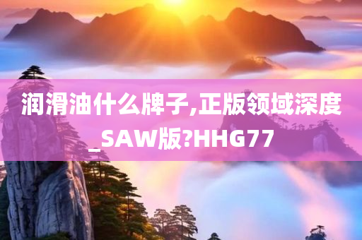 润滑油什么牌子,正版领域深度_SAW版?HHG77