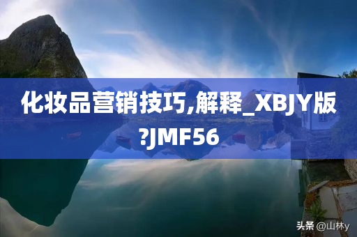 化妆品营销技巧,解释_XBJY版?JMF56