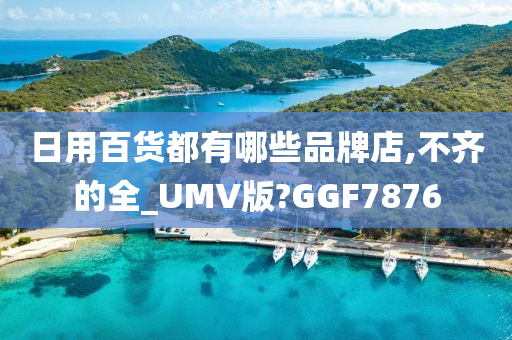 日用百货都有哪些品牌店,不齐的全_UMV版?GGF7876