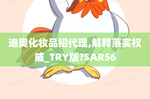 迪奥化妆品招代理,解释落实权威_TRY版?SAR56