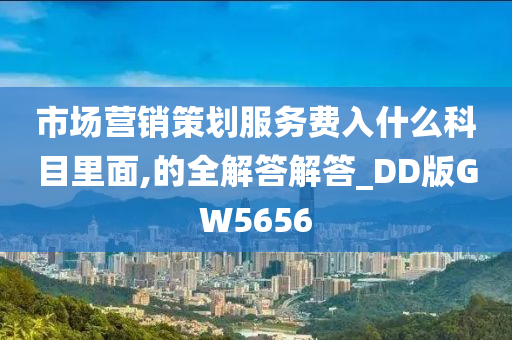 市场营销策划服务费入什么科目里面,的全解答解答_DD版GW5656