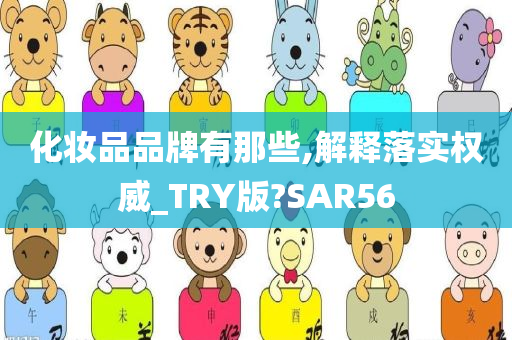 化妆品品牌有那些,解释落实权威_TRY版?SAR56