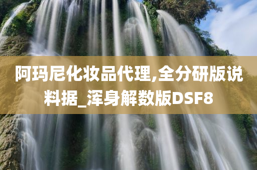 阿玛尼化妆品代理,全分研版说料据_浑身解数版DSF8