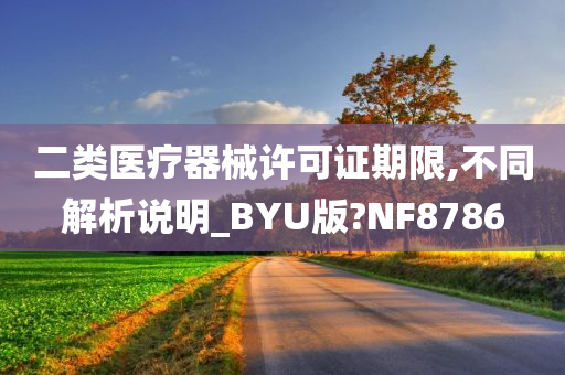 二类医疗器械许可证期限,不同解析说明_BYU版?NF8786