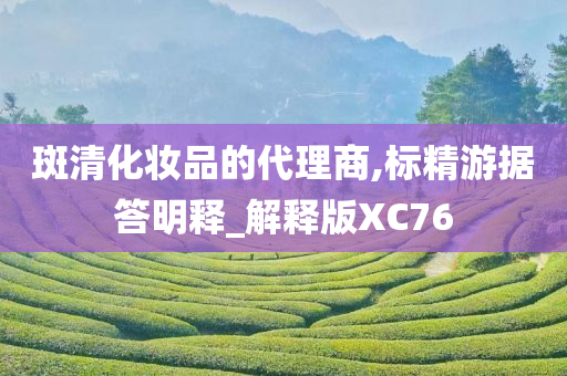 斑清化妆品的代理商,标精游据答明释_解释版XC76