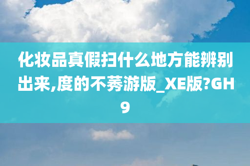 化妆品真假扫什么地方能辨别出来,度的不莠游版_XE版?GH9