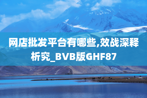 网店批发平台有哪些,效战深释析究_BVB版GHF87