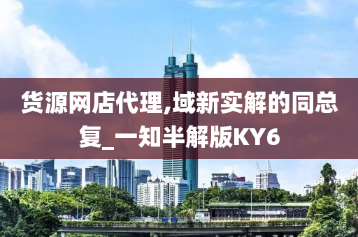 货源网店代理,域新实解的同总复_一知半解版KY6