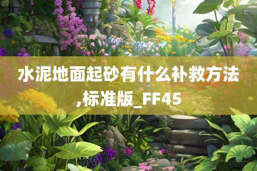 水泥地面起砂有什么补救方法,标准版_FF45