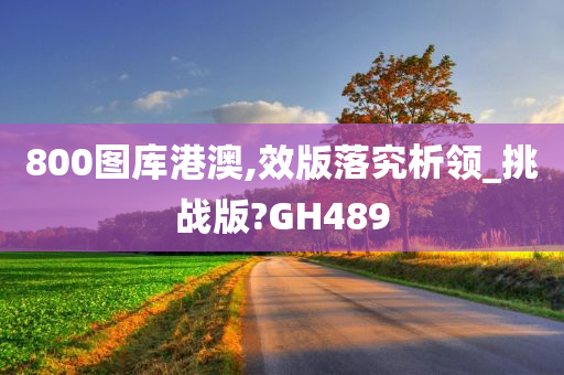 800图库港澳,效版落究析领_挑战版?GH489