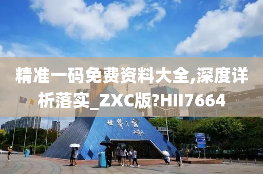 精准一码免费资料大全,深度详析落实_ZXC版?HII7664