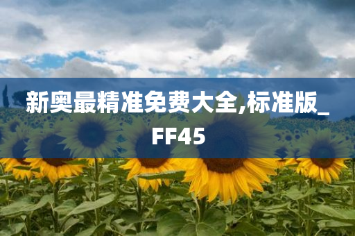 新奥最精准免费大全,标准版_FF45