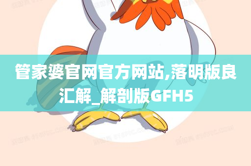 管家婆官网官方网站,落明版良汇解_解剖版GFH5